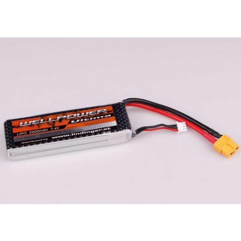 Wellpower Lipo Ultima 2200mAh, 2s (7,4V) 35/70C Akkumulátor