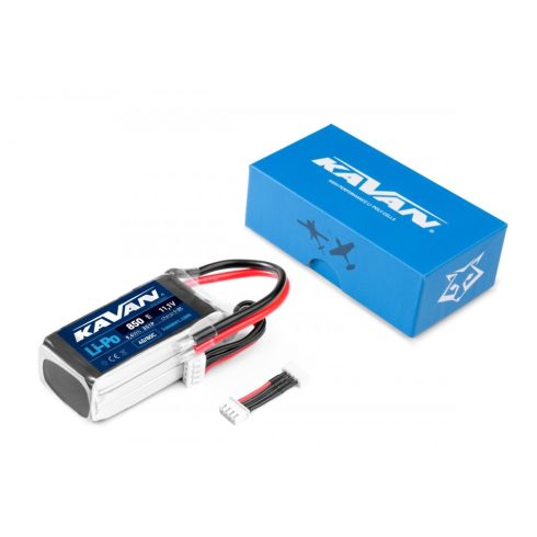 KAVAN LI-PO 850mAh/11,1V (3S) 40/80C, Tápcsatlakozó nélkül !!!