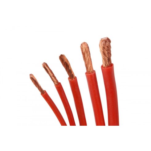 Pelikan szilikon kábel/méter, AWG11 (4mm2) Piros 