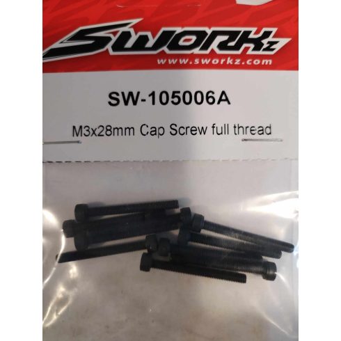 SWORKz Imbusz csavar M3x28mm (10db)